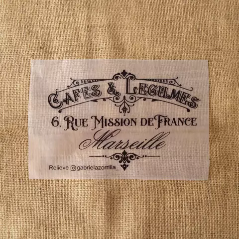 Folex 20 x 25 "Cafes & Legumes"