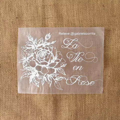 Folex 20 x 25 "La Vie en Rose"