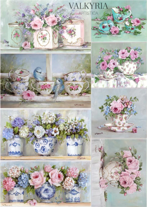 Lámina de Seda HPN6 | La Tiendita Shabby Chic