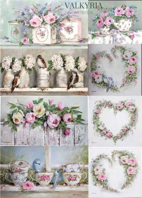 Lámina de Seda HPN7 | La Tiendita Shabby Chic