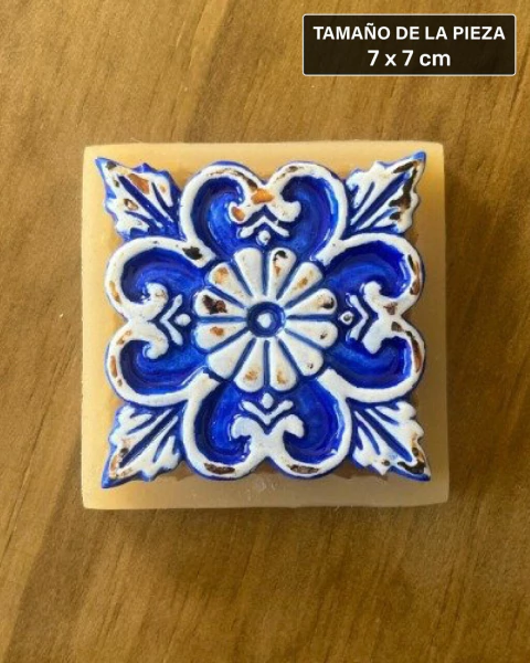 Molde Mayolica Manzanilla (7 x 7 cm pieza) - comprar online