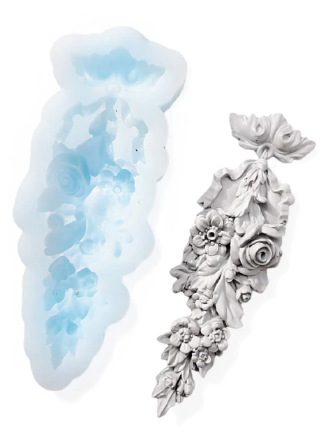 Molde Guirnalda de Rosas | Craquelina