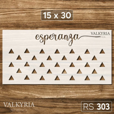 Stencil "Esperanza" 15 x 30 | Impronta Stencils