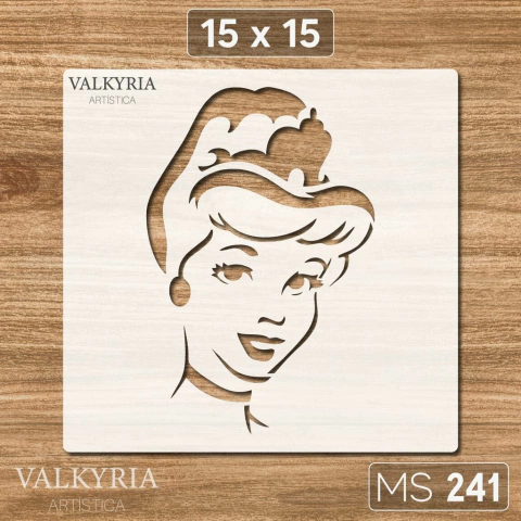 Stencil 15 x 15 "Cenicienta" | MS 241