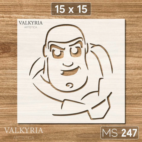 Stencil 15 x 15 "Buzz Lightyear" | MS 247