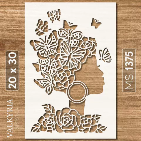 Stencil 20 x 30 "Rostro 6" | MS 1375