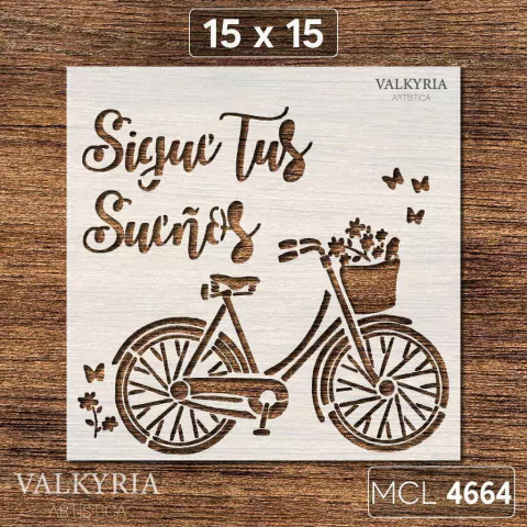 Stencil 15 x 15 "Sigue tus Sueños" | MCL 4664 - comprar online