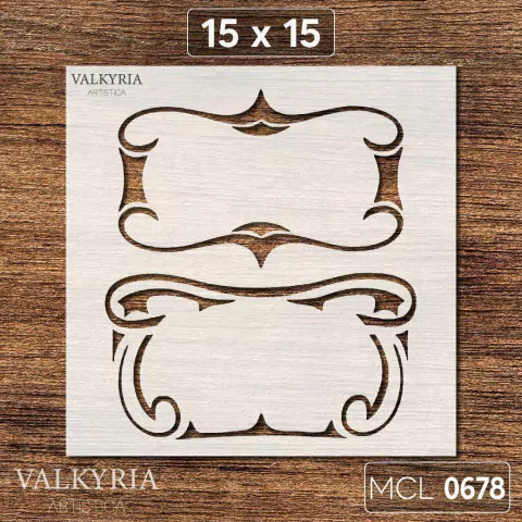 Stencil 15 x 15 "Marcos" | MCL 678