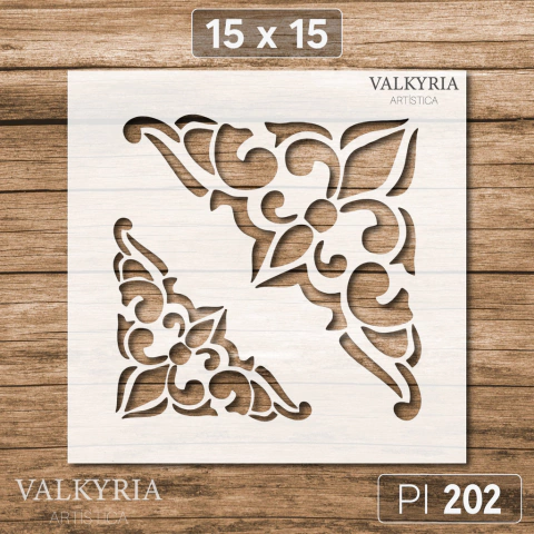 Stencil "Esquineros" 15 x 15 | Punto de Inicio