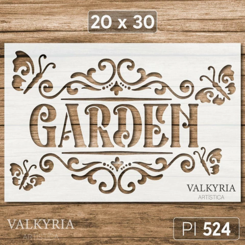 Stencil 20 x 30 "Garden" | PI 524