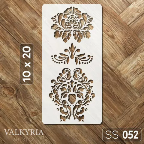 Stencil 10 x 20 "Ornamentos" | SS 052
