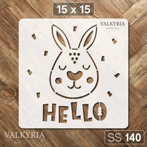 Stencil "Animalito del Bosque" 15 x 15 | Shine Deco Laser