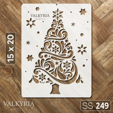Stencil 15 x 20 "Arbolito de Navidad" | SS 249