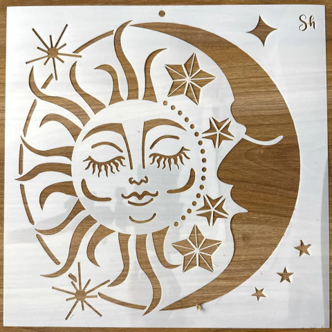 Stencil 30 x 30 "Armonia 1" | SS 545 - comprar online