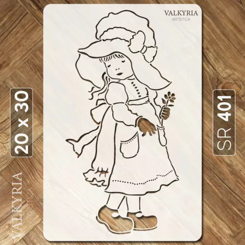 Stencil 20 x 30 "Sarah Kay" | SR 401