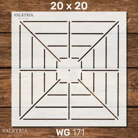 Stencil 20 x 20 "Segmentador Puntillismo" | G171