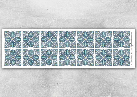 Transfer UV 29 x 8,5 "Mayólicas 2" | BV 112 - comprar online