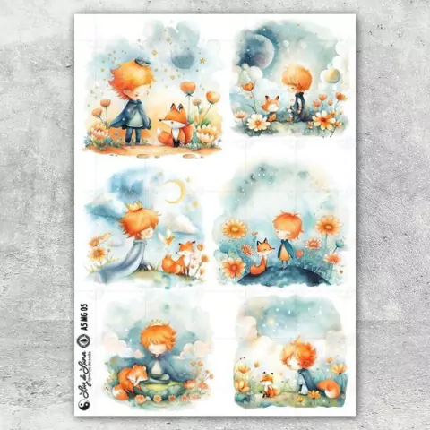 Transfer UV 20 x 15 "Principito 1" | LV 036