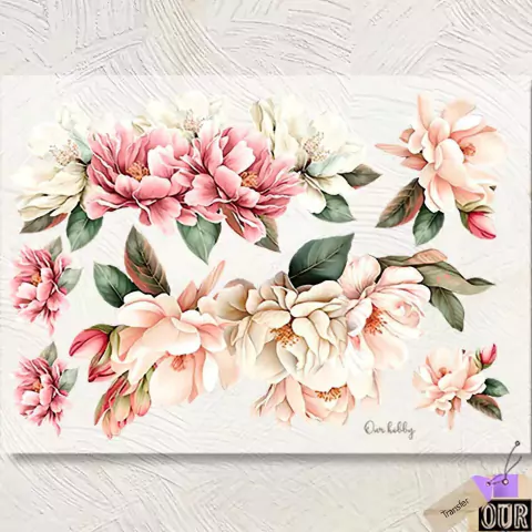 Transfer Color A4 "Mix Flores" | TH 010