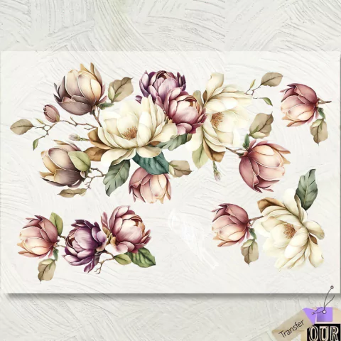 Transfer Color A4 "Mix Flores" | TH 030