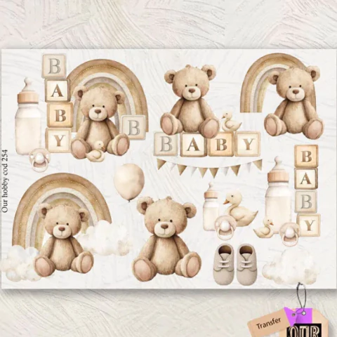 Transfer Color A4 "Infantil 3" | TH 119 - comprar online