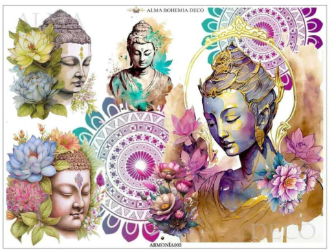 Transfer Color 25 x 20 "Armonia 5" | AT 018 - comprar online