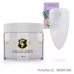 Pó Acrílico Snowflake JC Beauty Concepts 40g - (Branco Leitoso)