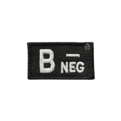 Patch de Tipo Sanguíneo B- em Bordado para Colete e Mochila na internet