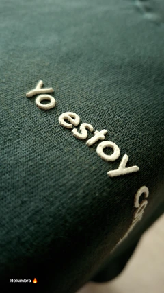 BUZO "ABRAZO". VERDE INGLES. - tienda online