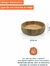Bowl Canelado de Bambu G 22cm - Oikos - ELEVAH