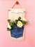 Placa Decorativa Bolso Jeans em Madeira - comprar online