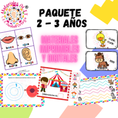 Paquete Lenguaje 2-3 años