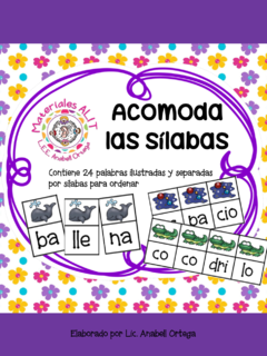 Acomoda las sílabas