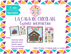 Cuento imprimible - La casa de chocolate