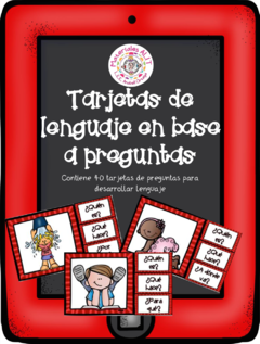 Tarjetas de lenguaje en base a preguntas