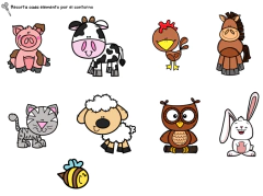 Cuento interactivo - La granja de María on internet