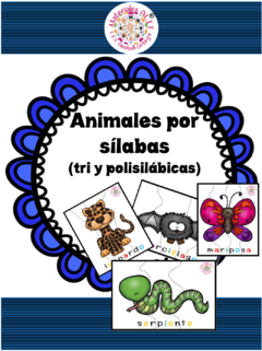 Animales 3 y 4 sílabas