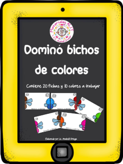 Dominó de bichos de colores