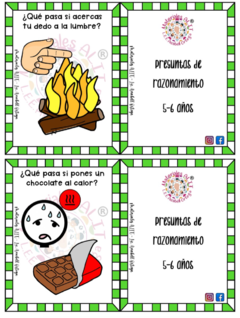 Preguntas de razonamiento 5-6 años - comprar en línea