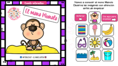 Cuento interactivo - El mono Manolo - tienda en línea