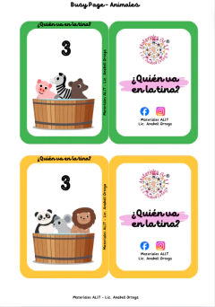 Busy Pages - Animales - MaterialesALIT