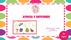 Asocia y describe - Navidad