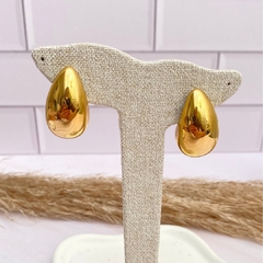 Arete gota XL dorado - 0345A
