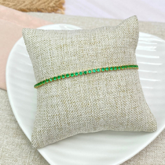 Pulsera Cincinnati esmeralda - 0374P