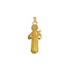 Dije San Benito dorado - 0786J - comprar en línea