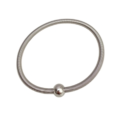 Brazalete Odette plateado - 0892Z