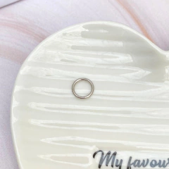 Piercing Arlene plateado mini - 1921G