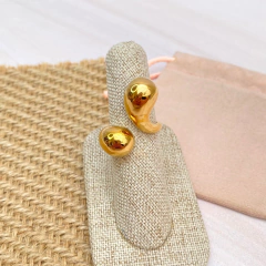 Anillo gota irregular dorado - 2310L7