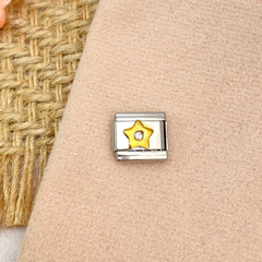 Charm estrella con cristal bicolor - 2474CH