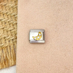 Charm luna con cristal bicolor - 2477CH